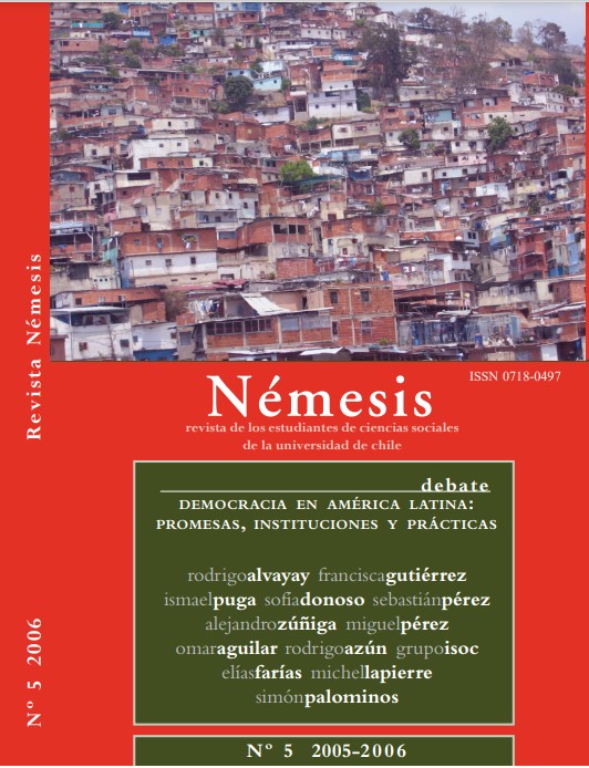 											Ver Núm. 5 (2007): Democracia en América Latina: Promesas, instituciones y prácticas
										